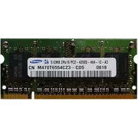 Samsung M470T6554CZ3-CD5 | 512MB DDR2-533MHz PC2-4200 Non-ECC Unbuffered Sodimm CL4 2Rx16 1.8V 200-Pin Memory Module