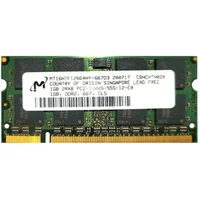 Micron MT16HTF12864HY-667D3 | 1GB DDR2-667MHz PC2-5300 Non-ECC Unbuffered SODIMM CL5 2Rx8 1.8V 200-Pin Memory Module — Computer Memory (RAM)
