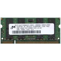 Micron MT16HTF25664HY-53EE1 | 2GB DDR2-533MHz PC2-4200 Non-ECC Unbuffered SODIMM CL4 2Rx8 1.8V 200-Pin Memory Module — RAM