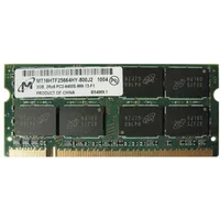Micron MT16HTF25664HY-800J2 | 2GB DDR2-800MHz PC2-6400 Non-ECC Unbuffered SODIMM CL6 2Rx8 1.8V 200-Pin Memory Module — Computer Memory (RAM)