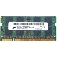 Micron MT16HTF25664HZ-800H1 | 2GB DDR2-800MHz PC2-6400 Non-ECC Unbuffered Sodimm CL6 2Rx8 1.8V 200-Pin Memory Module