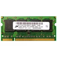 Micron MT16HTS51264HY-800A1 | 4GB DDR2-800MHz PC2-6400 Non-ECC Unbuffered Sodimm CL6 2Rx8 1.8V 200-Pin Memory Module
