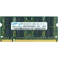 Samsung M470T5663QH3-CF7 | 2GB DDR2-800MHz PC2-6400 Non-ECC Unbuffered SODIMM CL6 2Rx8 1.8V 200-Pin Memory Module — Computer Memory (RAM)