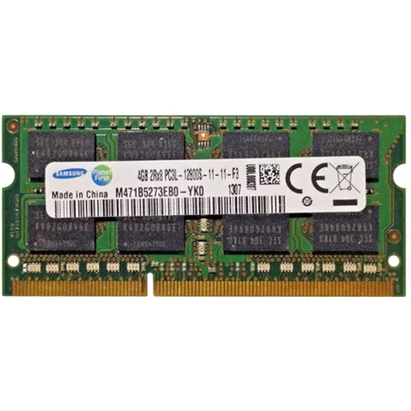 Samsung M471B5273EB0-YKO | 4GB DDR3-1600MHz PC3-12800 Non-ECC Unbuffered SODIMM CL11 2Rx8 1.35V 204-Pin Memory Module — RAM