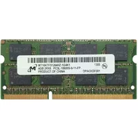 Micron MT16KTF51264HZ-1G4K1 | 4GB DDR3-1333MHz PC3-10600 Non-ECC Unbuffered SODIMM CL9 2Rx8 1.35V 204-Pin Memory Module — RAM