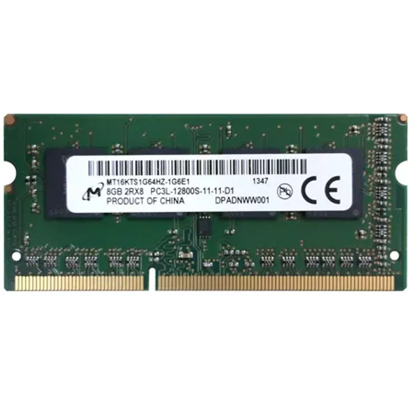 Micron MT16KTS1G64HZ-1G6E1 | 8GB DDR3-1600MHz PC3-12800 Non-ECC Unbuffered SODIMM CL11 2Rx8 1.35V 204-Pin Memory Module — RAM