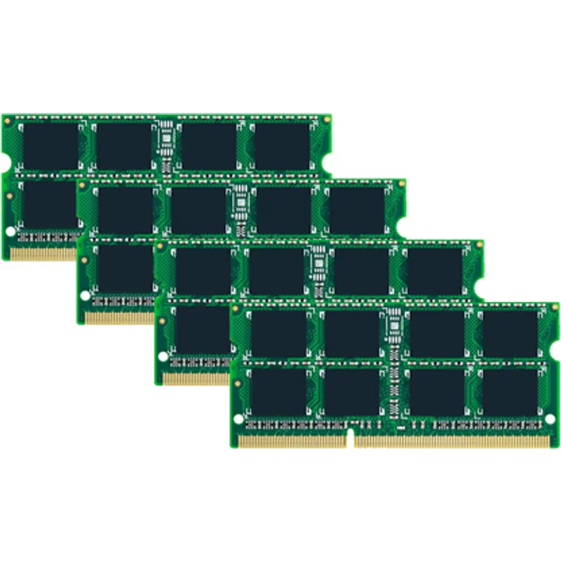 Dell 370-Aauv | 32GB Kit (4x8GB) DDR3-1600MHz PC3-12800 Non-ECC Unbuffered Sodimm CL11 2Rx8 1.35V 204-Pin Memory — Composants d'ordinateur