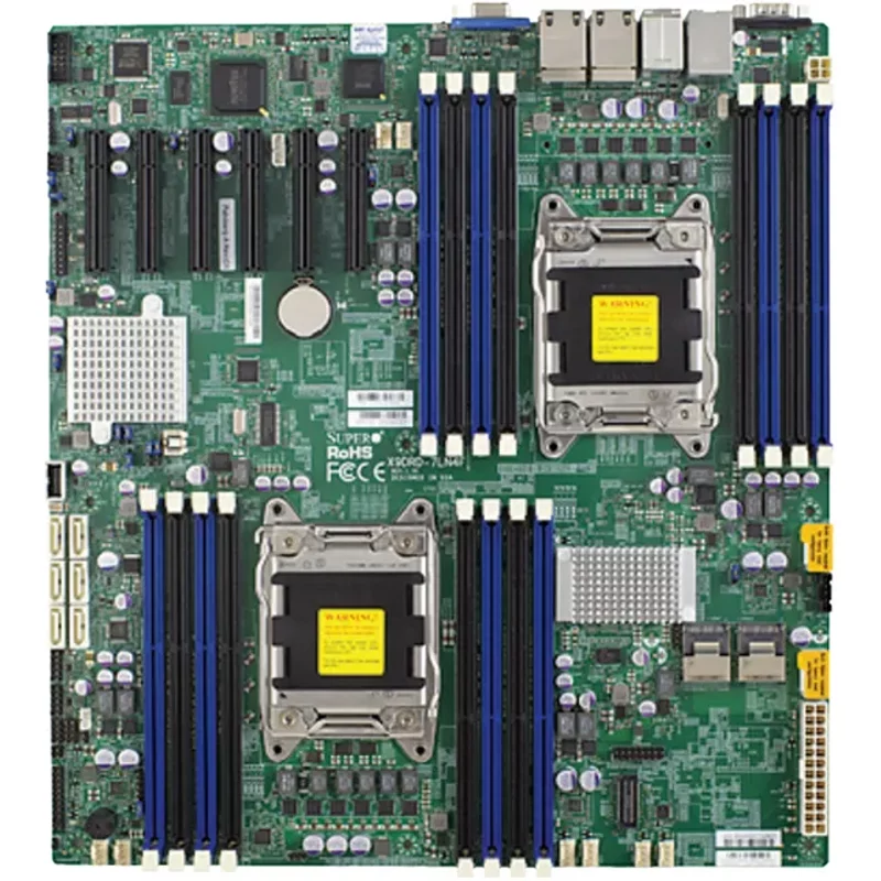 Supermicro X9DRD-7LN4F | Socket LGA2011 Intel C602J Chipset Eatx System Board (Motherboard) Supports 2x E5-2600/E5-2600 v2 Series DDR3 16x Dimm — Cartes mères