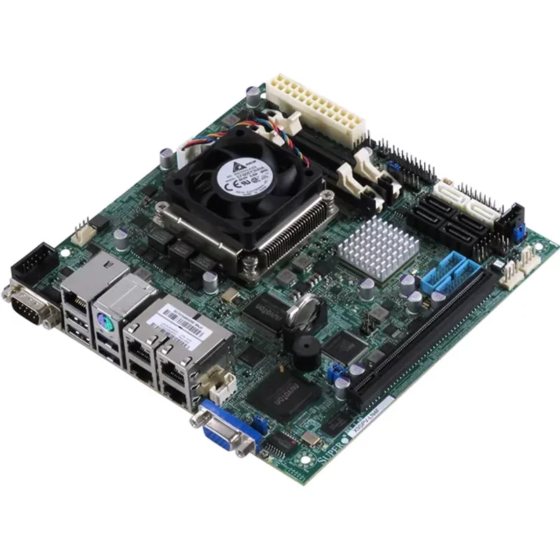 Supermicro X9SPV-LN4F-3QE-B | Intel Core i7-3612QE/ Intel QM77/ DDR3/ SATA3/USB3.0/ V/4GbE/ Mini-ITX System Board (Motherboard) / CPU Combo — Cartes mères