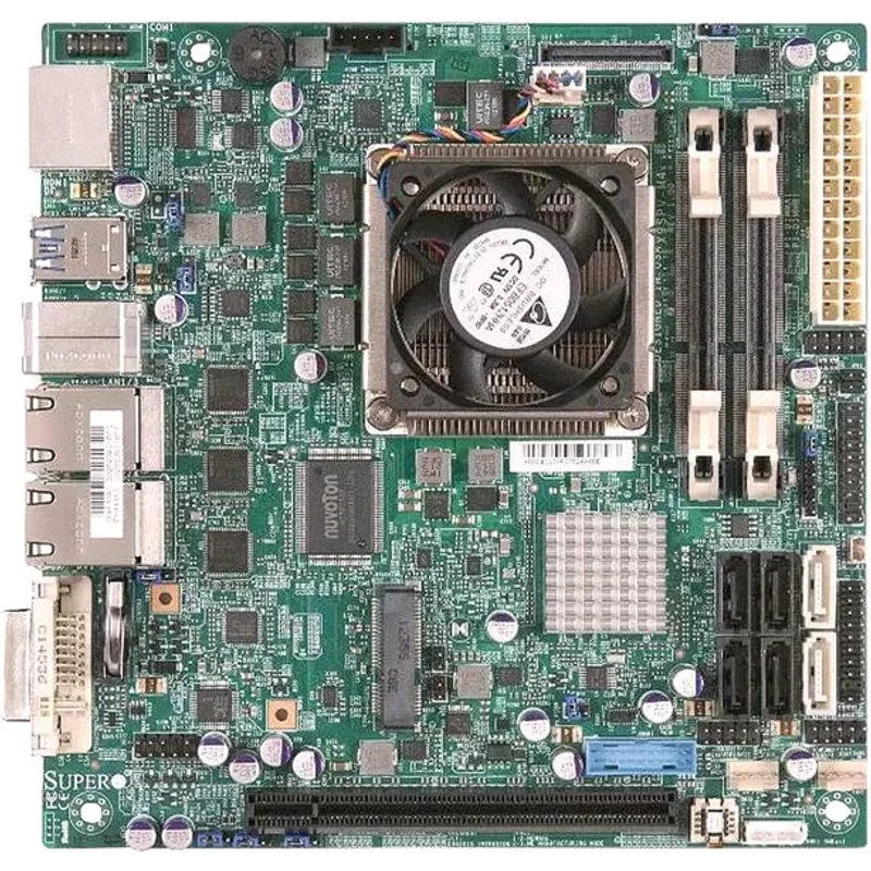 Supermicro X9SPV-M4-3QE-O | Intel Core i7-3612QE 2.1GHz/ Intel QM77/ DDR3/ SATA3/USB3.0/ A/V/4GbE/ Mini-ITX System Board (Motherboard) / CPU Combo — Cartes mère