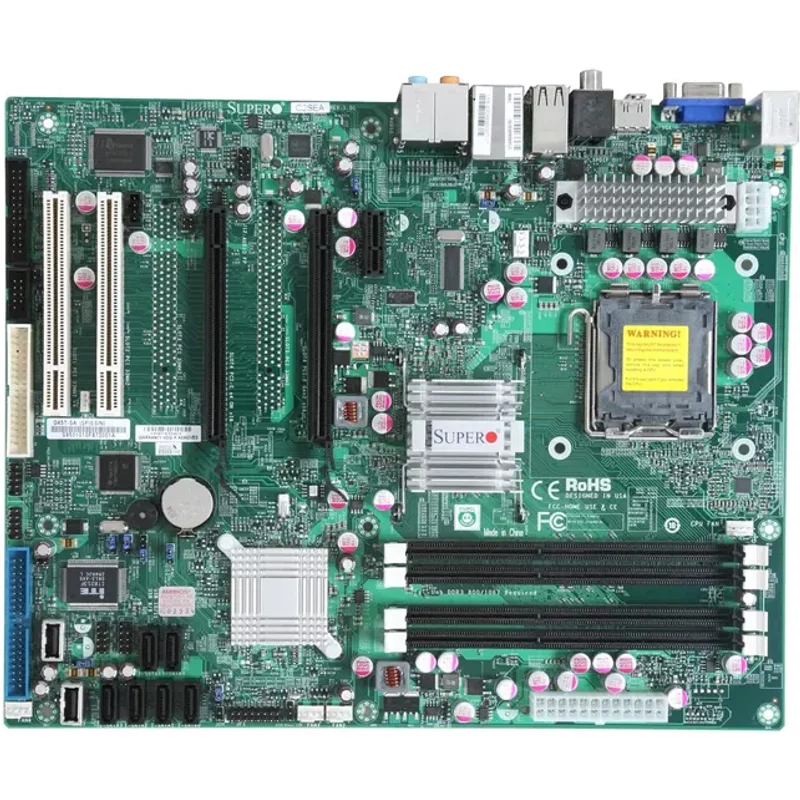 Supermicro C2SEA | Socket LGA775 Intel G45 Chipset ATX System Board (Motherboard) Supports Core2 Extreme/Core2 Quad/Core2 Duo DDR3 4x DIMM — Cartes mères