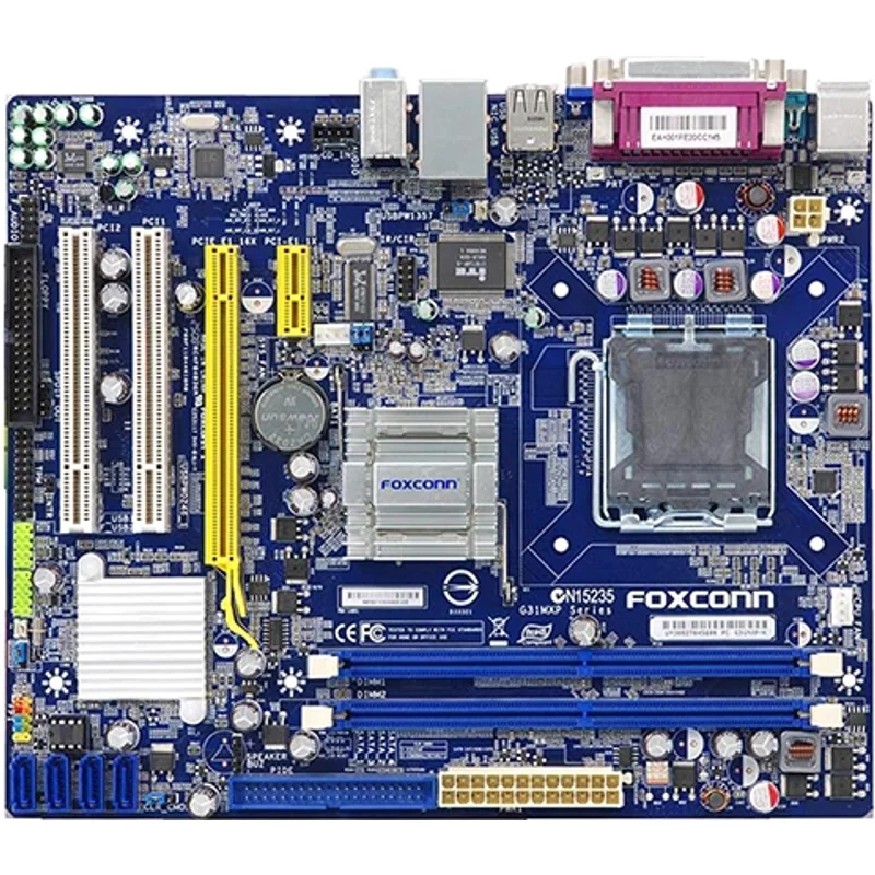 Acer N15235 | Foxconn G31MXP LGA775 Intel G31 + ICH7 Chipset Motherboard supports Core 2 Quad/Duo, Pentium Dual-Core, Celeron CPUs — Composants d'ordinateur
