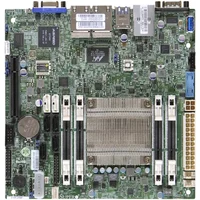 Supermicro Mbd-A1SAI-2550F | A1SAi-2550F Socket Fcbga-1283 System on Chip Chipset Mini-ITX System Board (Motherboard) Supports Atom C2550 DDR3 4x Dimm — Cartes 