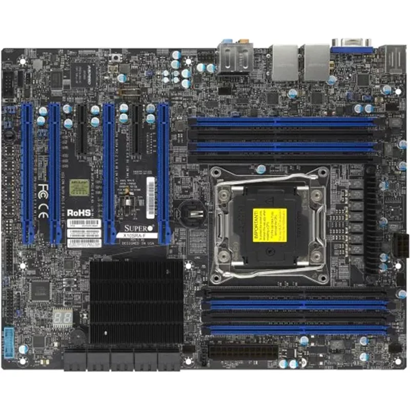 Supermicro C7X99-OCE-F | Socket LGA-2011-3 Intel X99 Chipset ATX System Board (Motherboard) Supports Core i7/i7 Extreme Edition DDR4 8x DIMM — Cartes mères