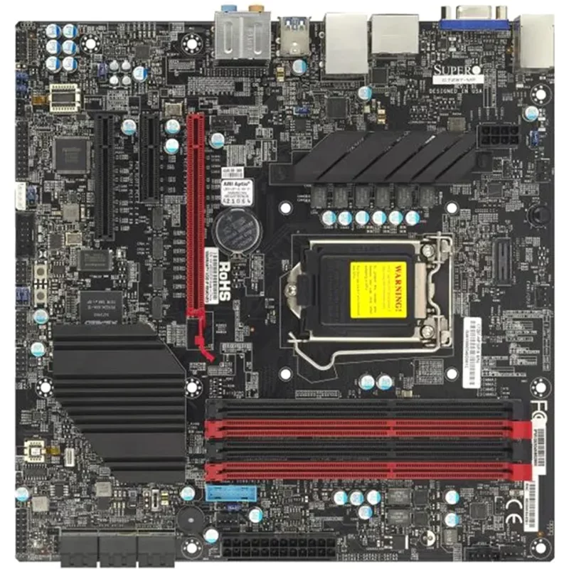 Supermicro C7Z97-MF-O | C7Z97-MF Socket LGA1150 Intel Z97 Chipset Micro-ATX System Board (Motherboard) Supports Core i3/i5/i7 DDR3 4x DIMM — Cartes mères