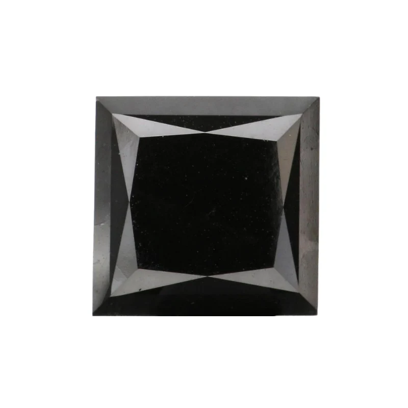 Diamants noirs en vrac taille princesse de 6 mm - GemoneDiamonds — Pierres précieuses en vrac