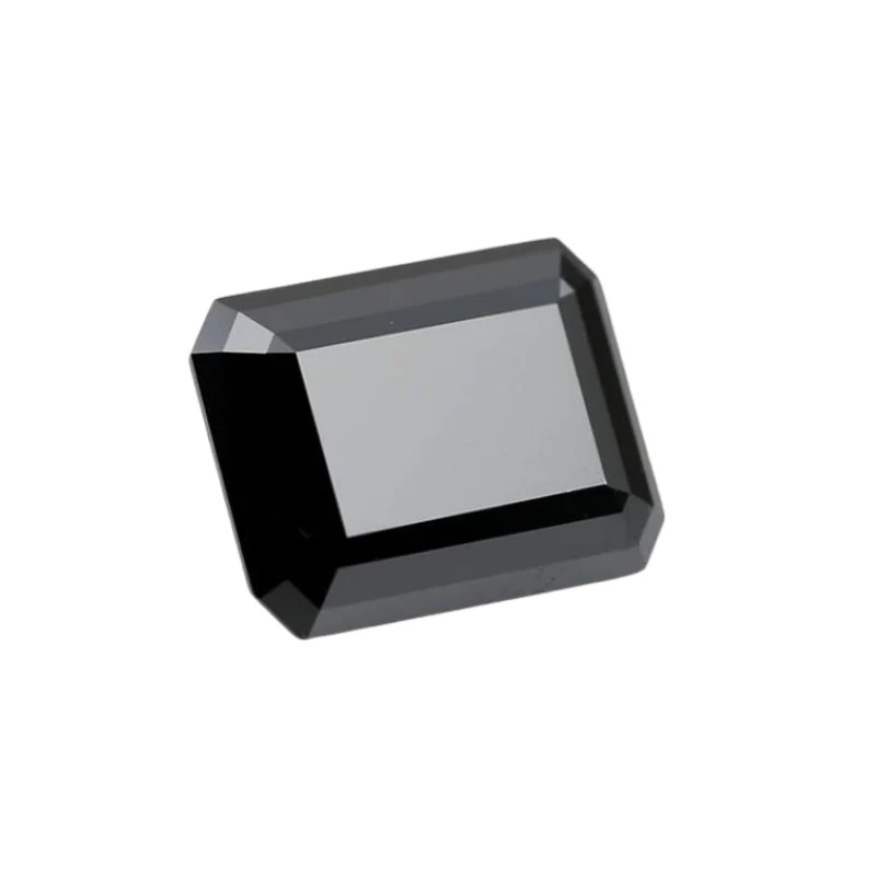 6X4 Mm Emerald Cut Loose Black Diamond - AA / 0.65 — Loose Gemstones