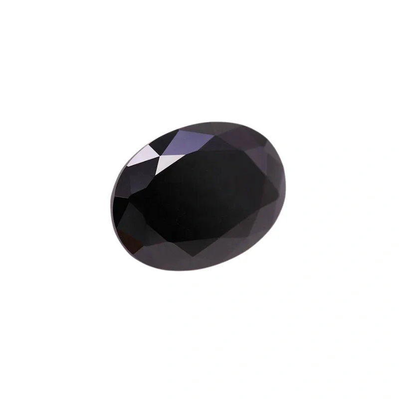 Diamant noir naturel taille ovale 6 x 4 mm - GemoneDiamonds - AA / 0,65 environ — Pierres précieuses en vrac