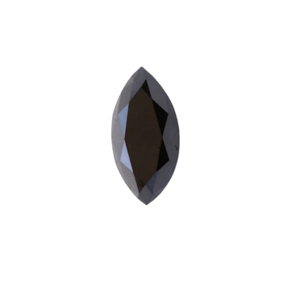 Diamant noir naturel taille marquise 1 carat - GemoneDiamonds — Pierres précieuses en vrac