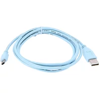Cisco Cab-Console-Usb-Rf | USB Type A to USB Type mini B Rollover Console Cable 6ft