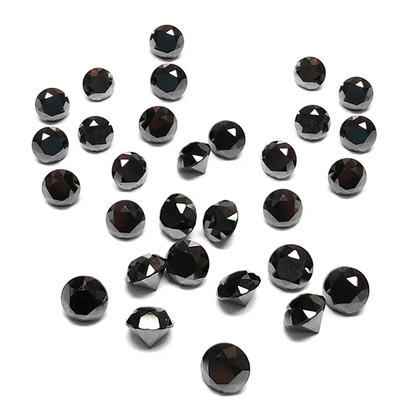 Diamants noirs véritables d'accent de 1 carat de 3 mm à 3,10 mm par GemoneDiamonds — Pierres précieuses en vrac