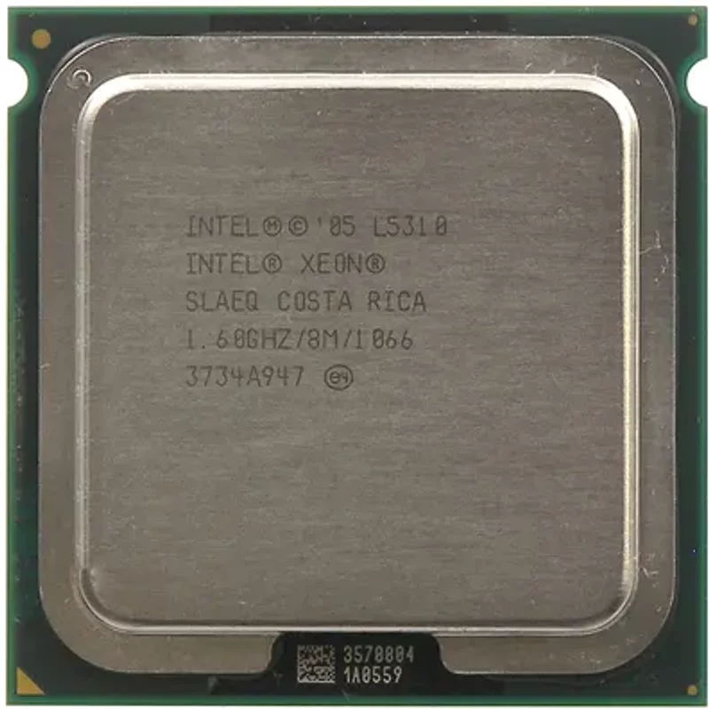 Intel SL9MT | Xeon L5310 Quad-Core 1.60GHz 1066MHz FSB 8MB L2 Cache Socket LGA771 Processor — Processeurs