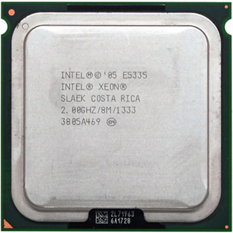 Intel SLAC7 | Xeon E5335 Quad-Core 2.00GHz 1333MHz FSB 8MB L2 Cache Socket LGA771 Processor — Processeurs