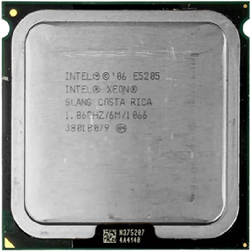 Intel Slang | Xeon E5205 Dual-Core 1.86GHz 1066MHz FSB 6MB L2 Cache Socket LGA771 Processor — Computer Processors