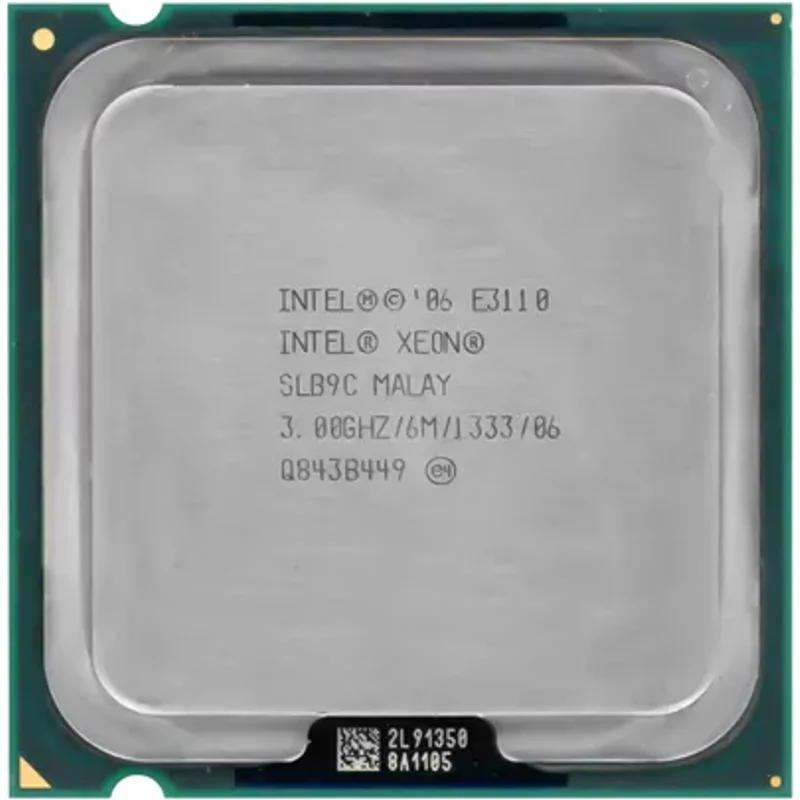 Intel Slapm | Xeon E3110 Dual-Core 3.00GHz 1333MHz FSB 6MB L2 Cache Socket LGA775 Processor — Processeurs