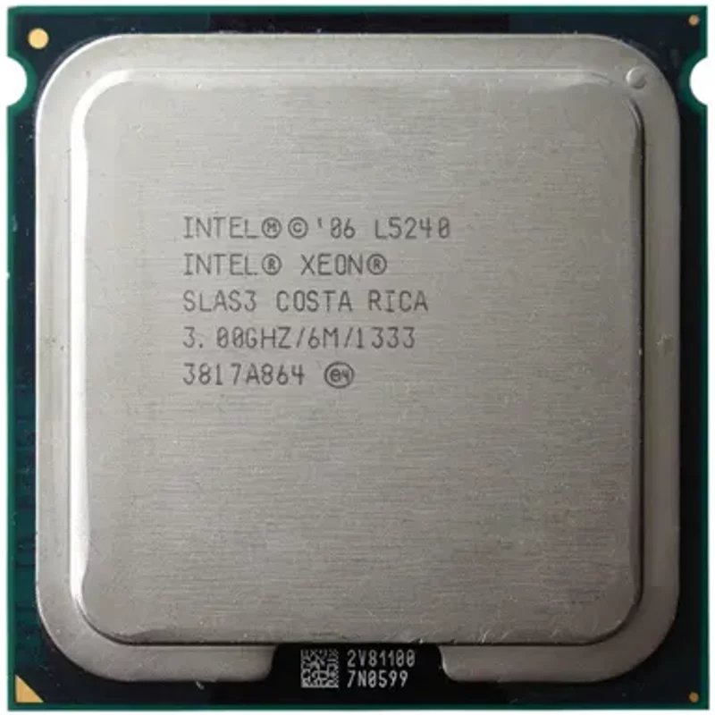 Intel SLAS3 | Xeon L5240 Dual-Core 3.00GHz 1333MHz FSB 6MB L2 Cache Socket LGA771 Processor — Computer Processors