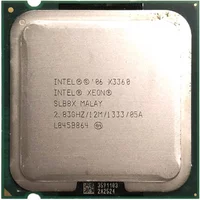 Intel SLB8X | Xeon X3360 Quad-Core 2.83GHz 1333MHz FSB 12MB L2 Cache Socket LGA775 Processor