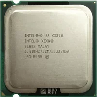 Intel SLB8Z | Xeon X3370 Quad-Core 3.00GHz 1333MHz FSB 12MB L2 Cache Socket LGA775 Processor — Computer Processors