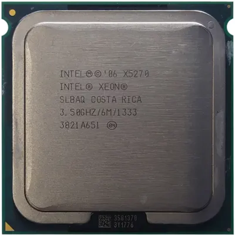 Intel Slbaq | Xeon X5270 Dual-Core 3.50GHz 1333MHz FSB 6MB L2 Cache Socket LGA771 Processor — Computer Processors