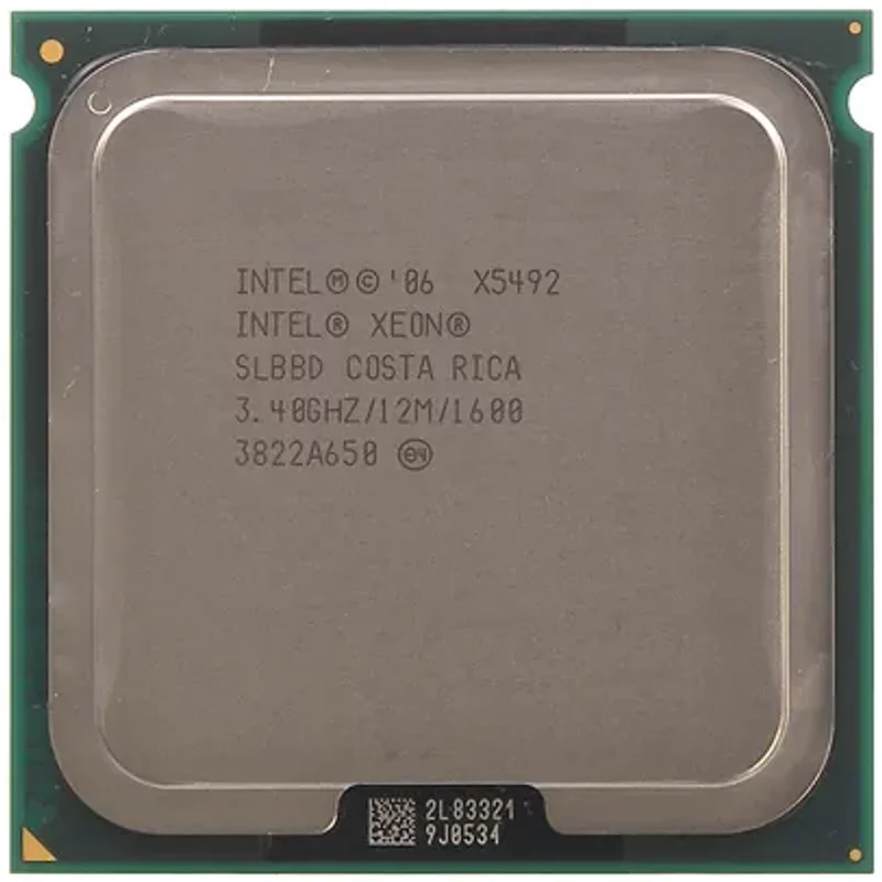 Intel SLBBD | Xeon X5492 Quad-Core 3.40GHz 1600MHz FSB 12MB L2 Cache Socket LGA771 Processor — Processeurs
