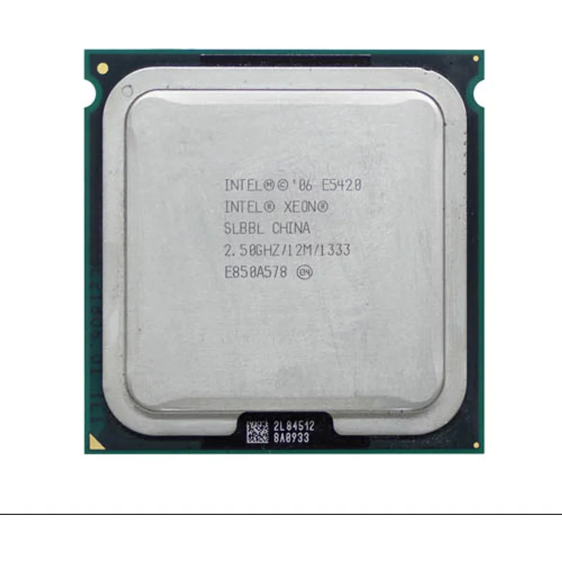 Intel SLBBL | Xeon E5420 Quad-Core 2.50GHz 1333MHz FSB 12MB L2 Cache Socket LGA771 Processor — Processeurs