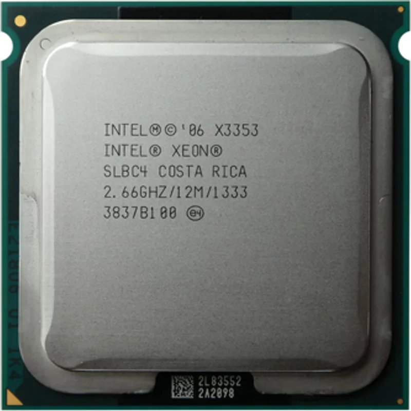 Intel SLBC4 | Xeon X3353 Quad-Core 2.66GHz 1333MHz FSB 12MB L2 Cache Socket LGA771 Processor — Processeurs
