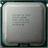 Intel SLBC4 | Xeon X3353 Quad-Core 2.66GHz 1333MHz FSB 12MB L2 Cache Socket LGA771 Processor