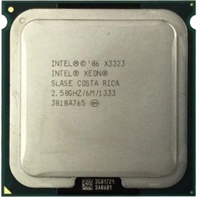 Intel SLBC5 | Xeon X3323 Quad-Core 2.50GHz 1333MHz FSB 6MB L2 Cache Socket LGA771 Processor — Computer Processors