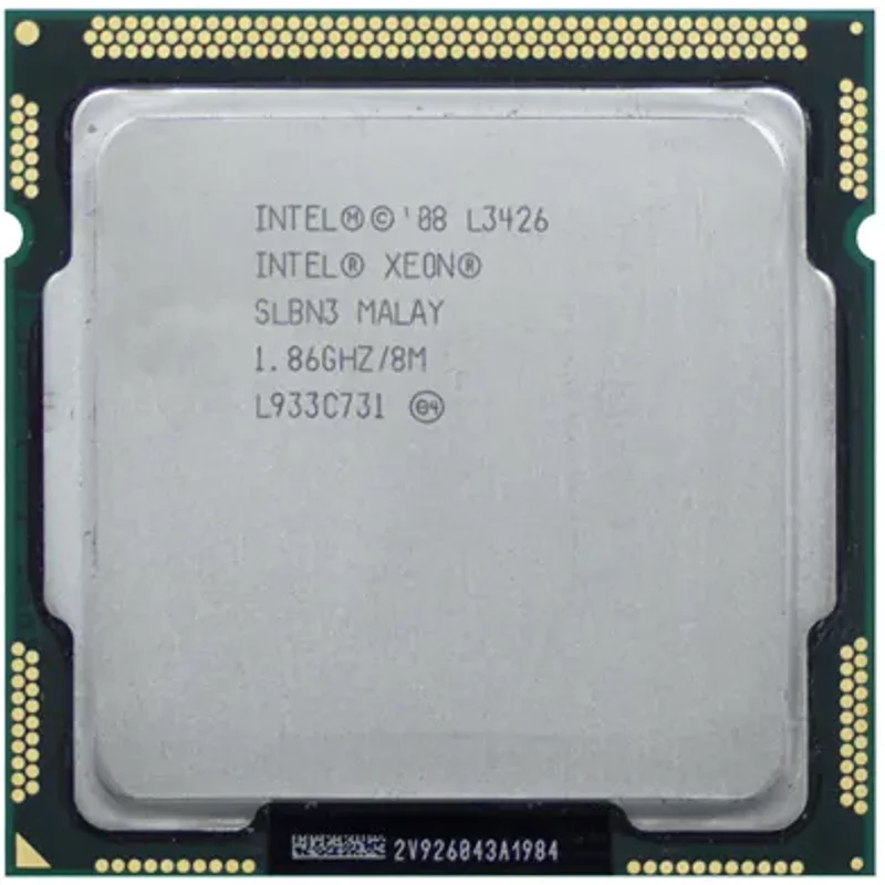 Intel SLBN3 | Xeon L3426 Quad-Core 1.86GHz 2.50GT/s DMI 8MB L3 Cache Socket LGA1156 Processor — Computer Processors