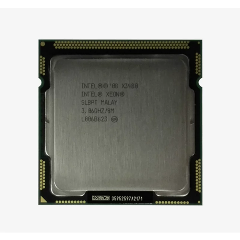 Intel SLBPT | Xeon X3480 Quad-Core 3.06GHz 2.5GT/s DMI 8MB L3 Cache Socket LGA1156 Processor — Computer Processors