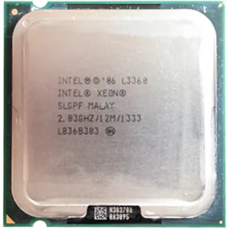 Intel SLGPF | Xeon L3360 Quad-Core 2.83GHz 1333MHz FSB 12MB L2 Cache Socket LGA775 Processor — Processeurs