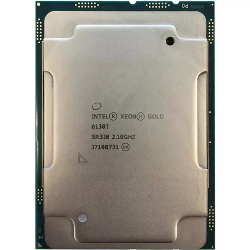 Intel SR3J8 | Xeon Gold 6130T 16-Core 2.10GHz 10.40GT/s UPI 22MB L3 Cache Socket LGA3647 Processor — Processeurs