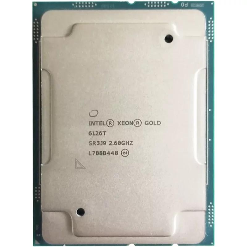 Intel SR3J9 | Xeon Gold 6126T 12-Core 2.60GHz 10.40GT/s UPI 19.25MB L3 Cache Socket LGA3647 Processor — Processeurs