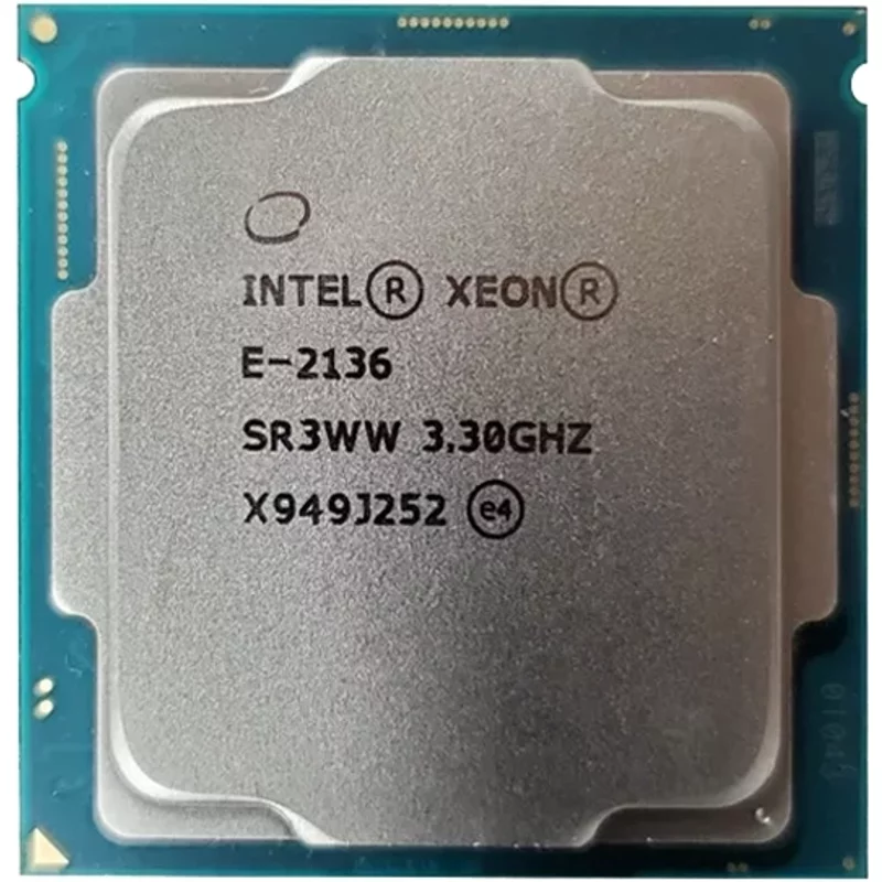 Intel SR3WW | Xeon E-2136 6-Core 3.30GHz Socket LGA 1151 12 MB L3 Cache Processor — Processeurs