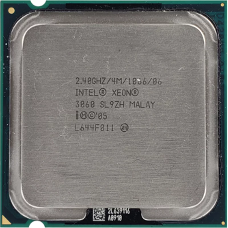 Dell UR074 | 2.4GHz 1066MHz FSB 4MB L2 Cache Socket LGA775 Intel Xeon 3060 Dual-Core Processor — Computer Processors