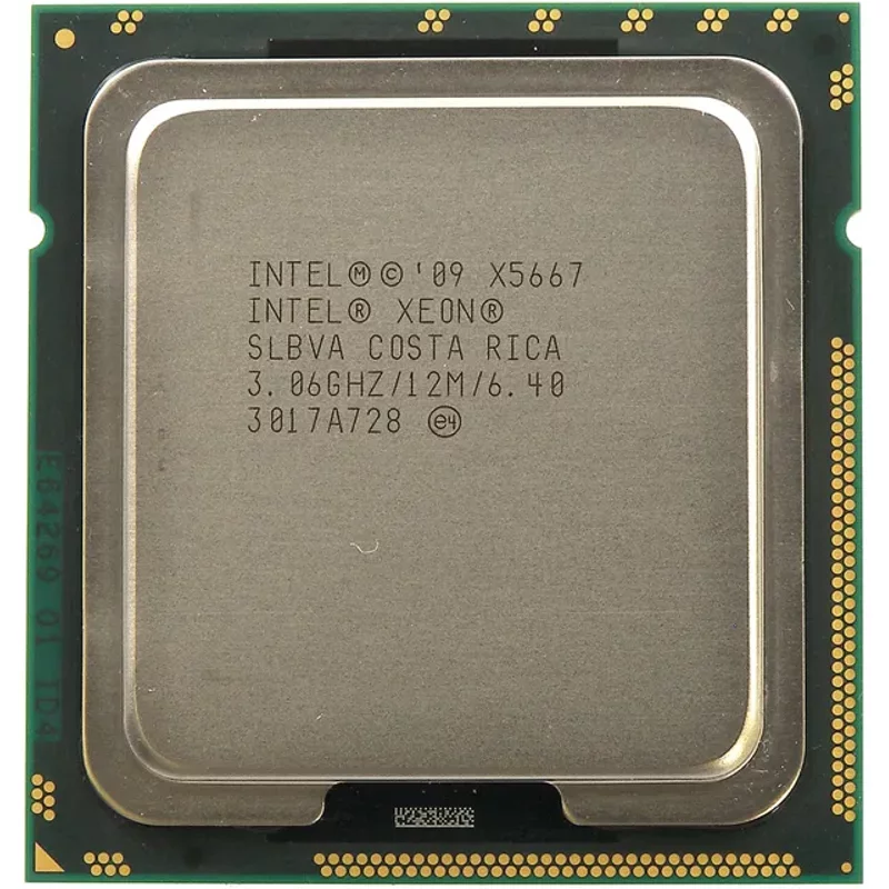 HP WG733AT | 3.06GHz 6.40GT/s QPI 12MB L3 Cache Socket LGA1366 Intel Xeon X5667 Quad-Core Processor for Workstation Z800 Z600 — Computer Processors
