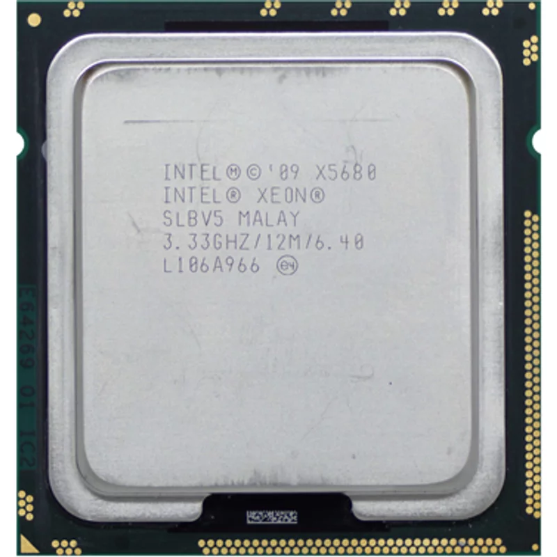 HP WG736AA | 3.33GHz 6.4GT/s QPI 12MB L3 Cache Socket LGA1366 Intel Xeon X5680 6-Core Processor for Workstation Z800 — Computer Processors