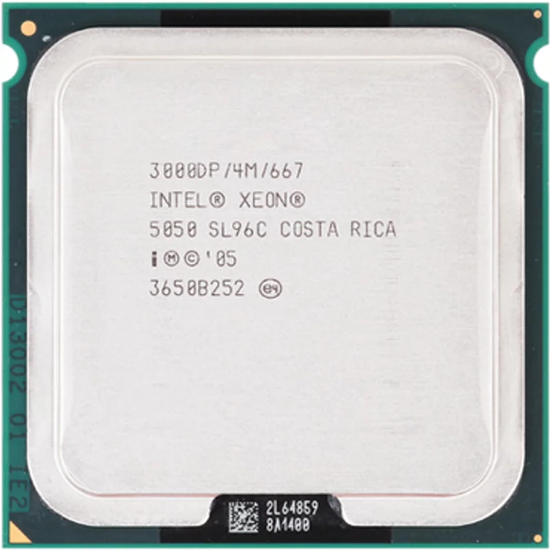 Dell WJ135 | 3.00GHz 667MHz FSB 4MB L2 Cache Socket LGA771 Intel Xeon 5050 Dual-Core Processor — Processeurs