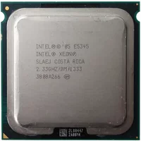 Dell WX456 | Xeon E5345 Quad Core 2.33GHz 1333MHz FSB Socket LGA771 8MB L2 Cache Processor Upgrade