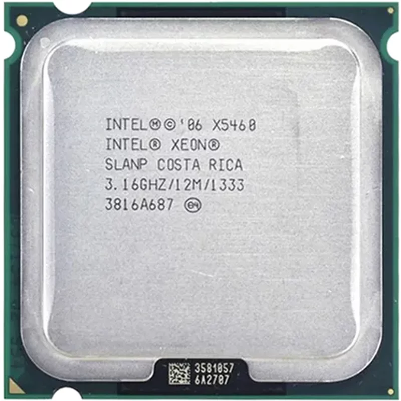 Intel X5460 | Xeon X5460 Quad-Core 3.16GHz 1333MHz FSB 12MB L2 Cache Socket LGA771 Processor — Computer Processors